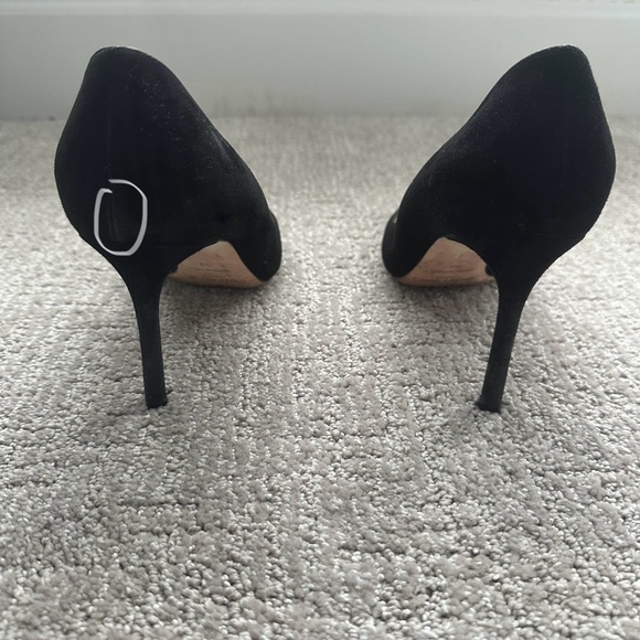 Jimmy Choo Black Suede High Heels Stiletto Pointed Pumps Size 39,Beautiful Cond. - Picture 13 of 15